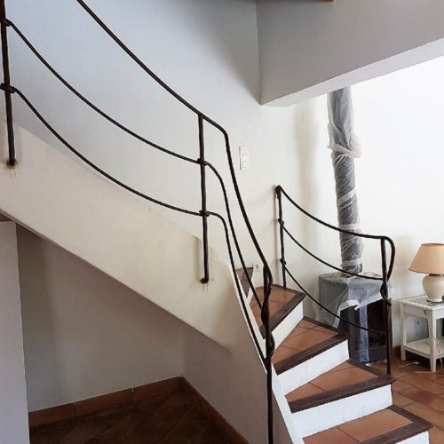 Rampe d'escalier design par Ferronnerie Martinelli