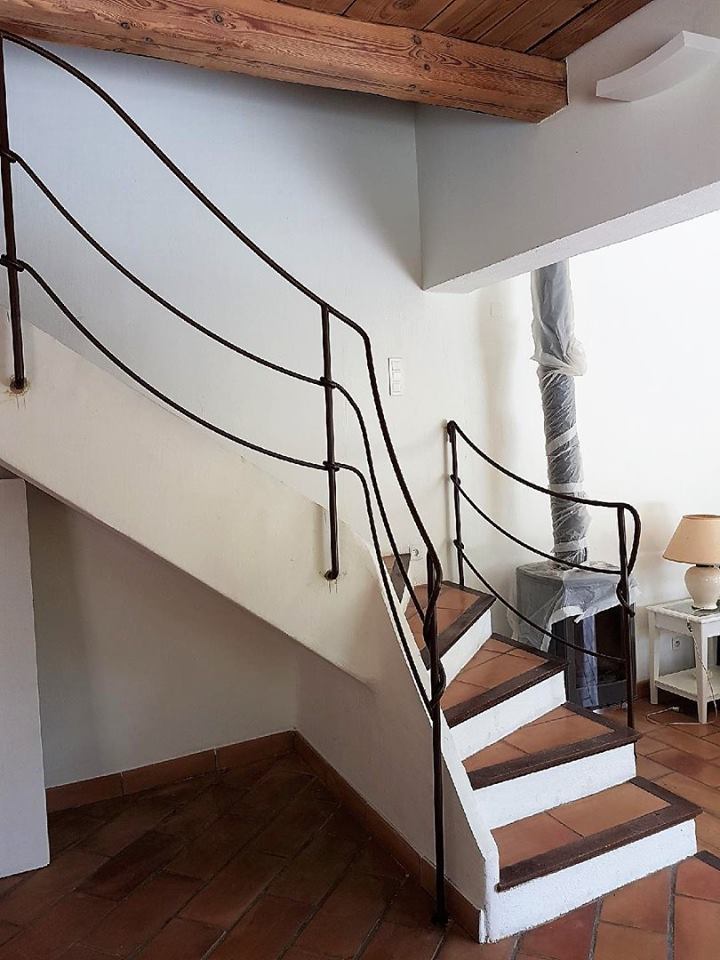 Rampe d'escalier design par Ferronnerie Martinelli