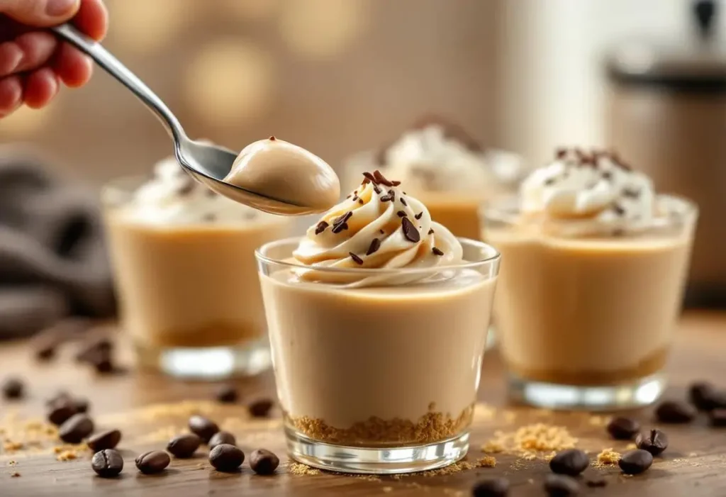 Crème dessert express au café : une pause délicieusement fondante et veloutée qui réinvente le goûter sans œufs ni cuisson