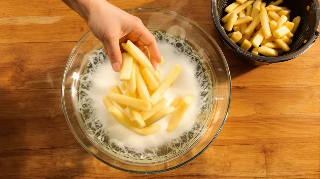 Depuis que je fais ça, mes frites Airfryer sont parfaites : je vous donne l'astuce de l'eau chaude