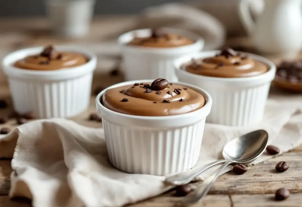 J'ai troqué les flans et mousses du commerce pour cette crème dessert au café maison : onctueuse, sans œufs et vraiment facile à faire !