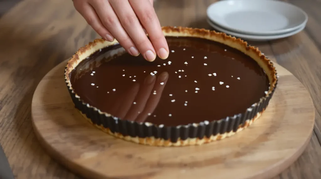 « Même ma belle-mère acariâtre voulait la recette » : la tarte choco-caramel qui fait croire que j'ai pris des cours de pâtisserie !