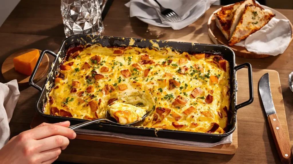 Courgiflette à la butternut : le gratin façon tartiflette, simple et ultra fondant