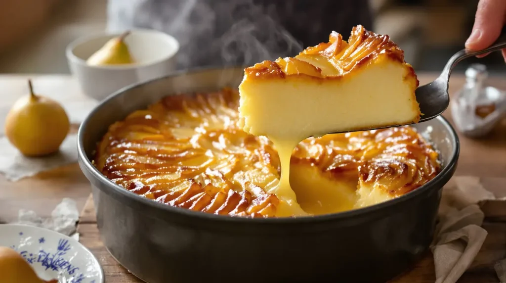 Fondant aux poires, cœur coulant et croûte dorée : un dessert élégant tout en douceur