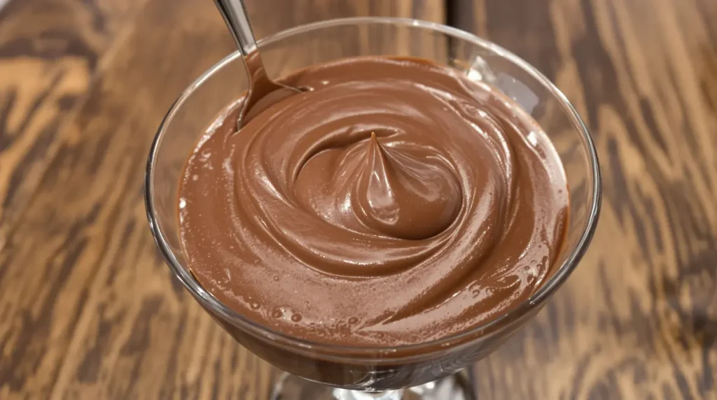 La mousse au chocolat onctueuse